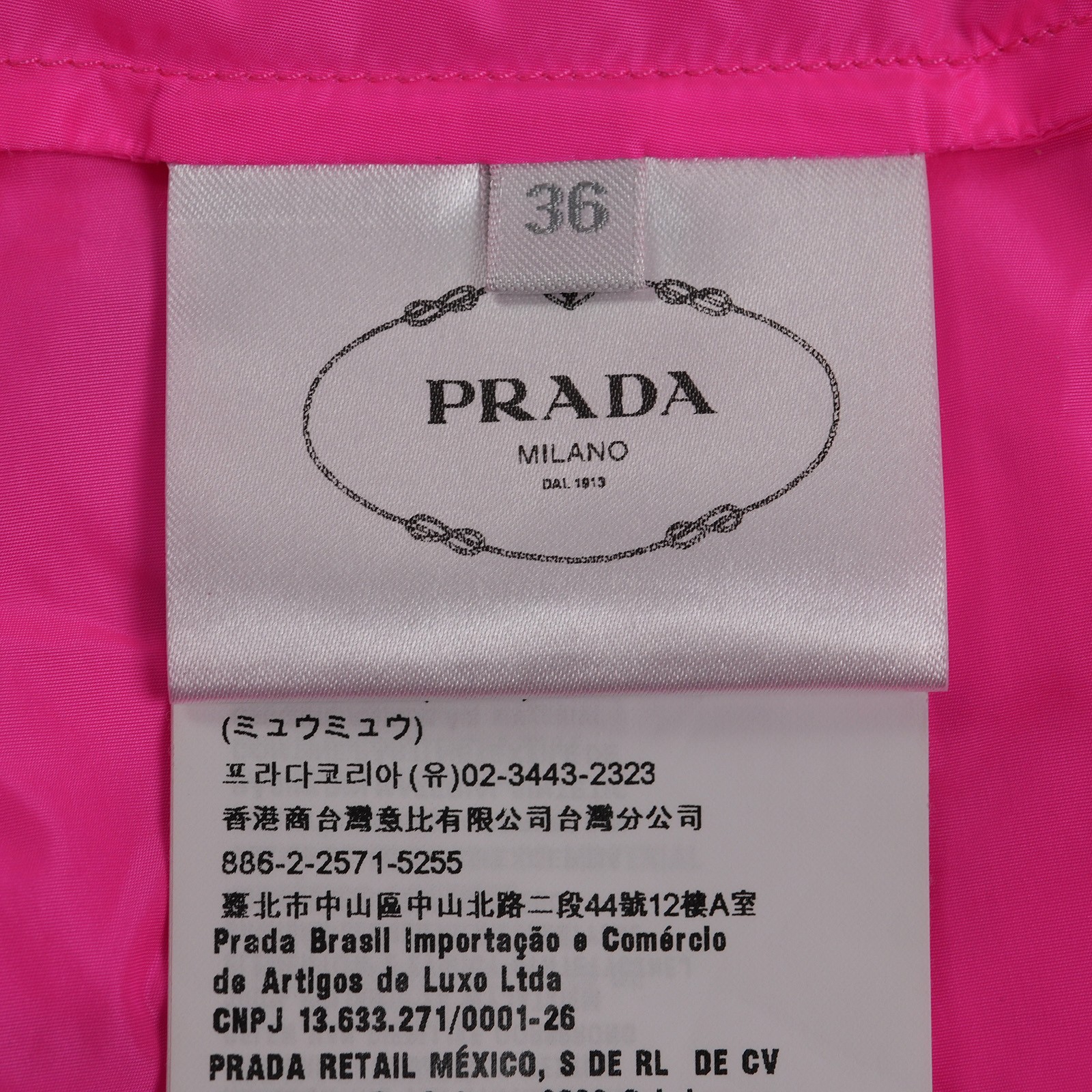 プラダ ジャケット サイズ36 ピンク レディース PRADA