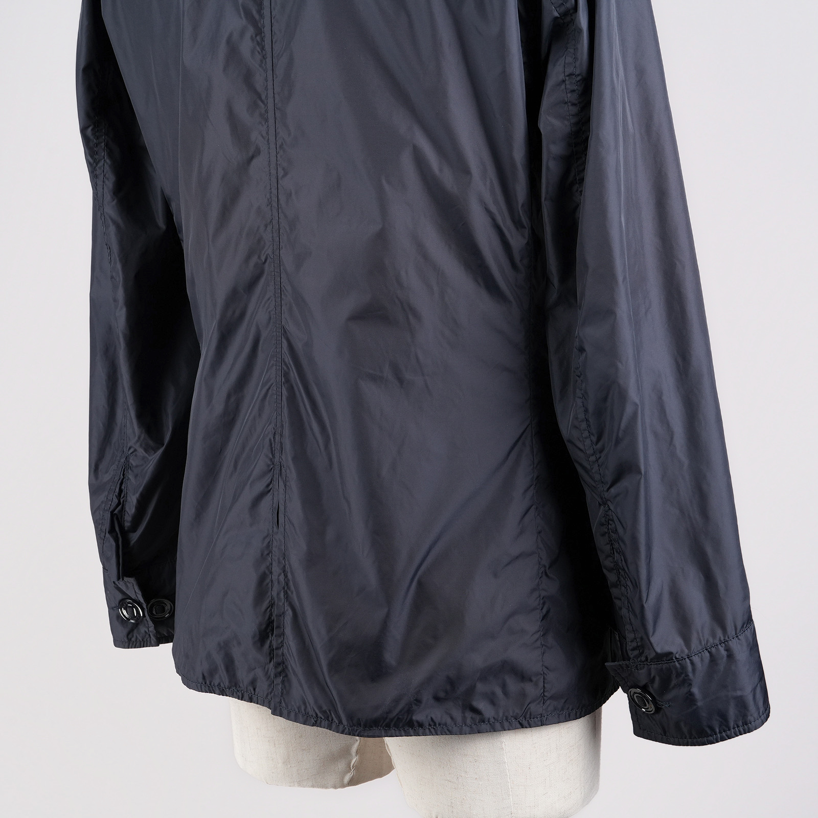 MONCLER KENYA フィールドジャケット ネイビー 左側面裾・袖口