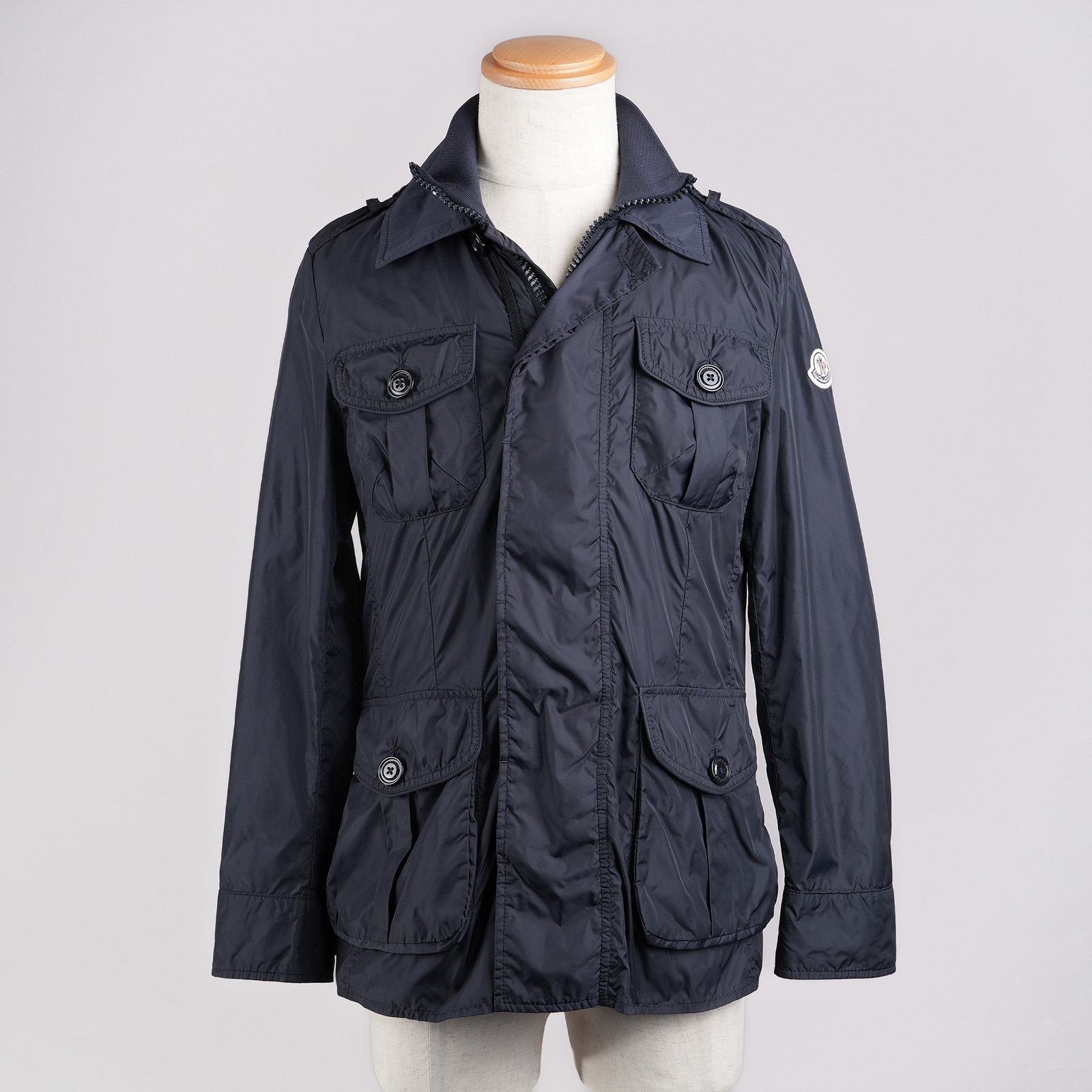 MONCLER KENYA フィールドジャケット ネイビー 正面全体