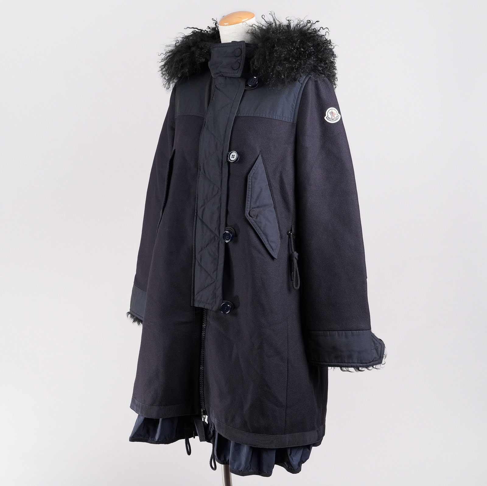 モンクレール BLANCHE レディース ダウンジャケット ネイビー サイズ2