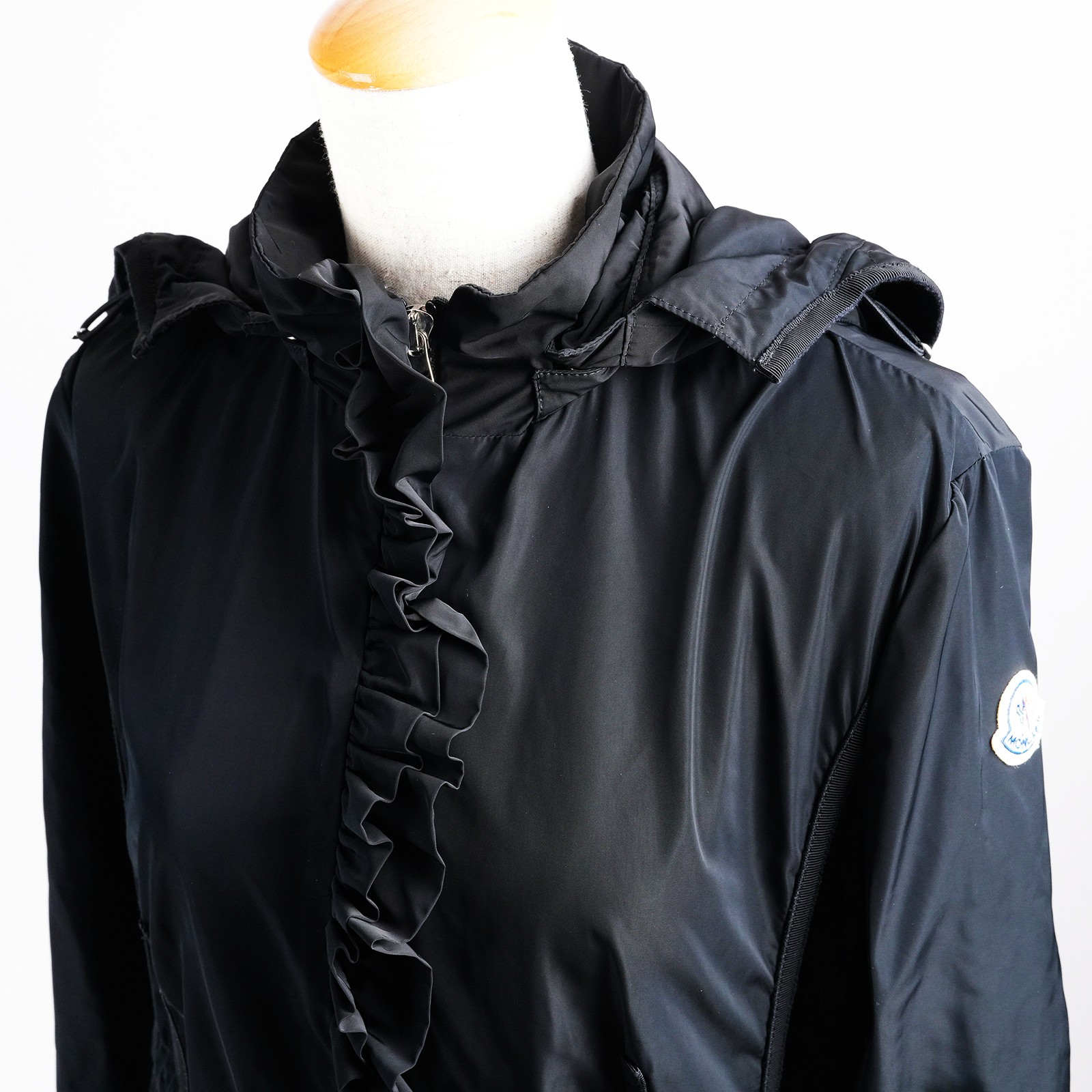 【正規品】MONCLER モンクレール OUTREMER ネイビー コート 21年製 ノーカラーダウンコート ネイビー 0（2024/10/07買取