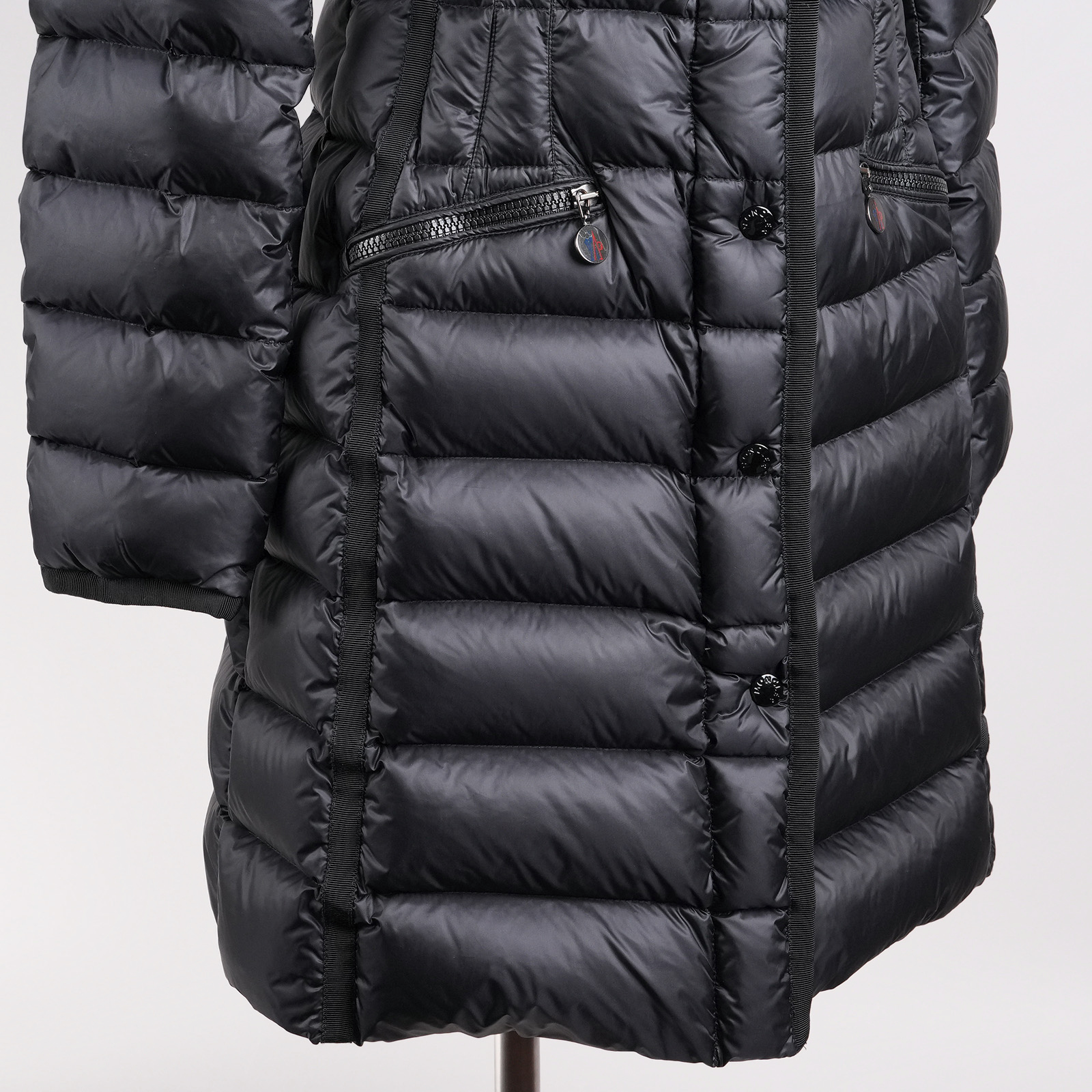 MONCLER HERMINE ダウンコート ブラック 商品写真13