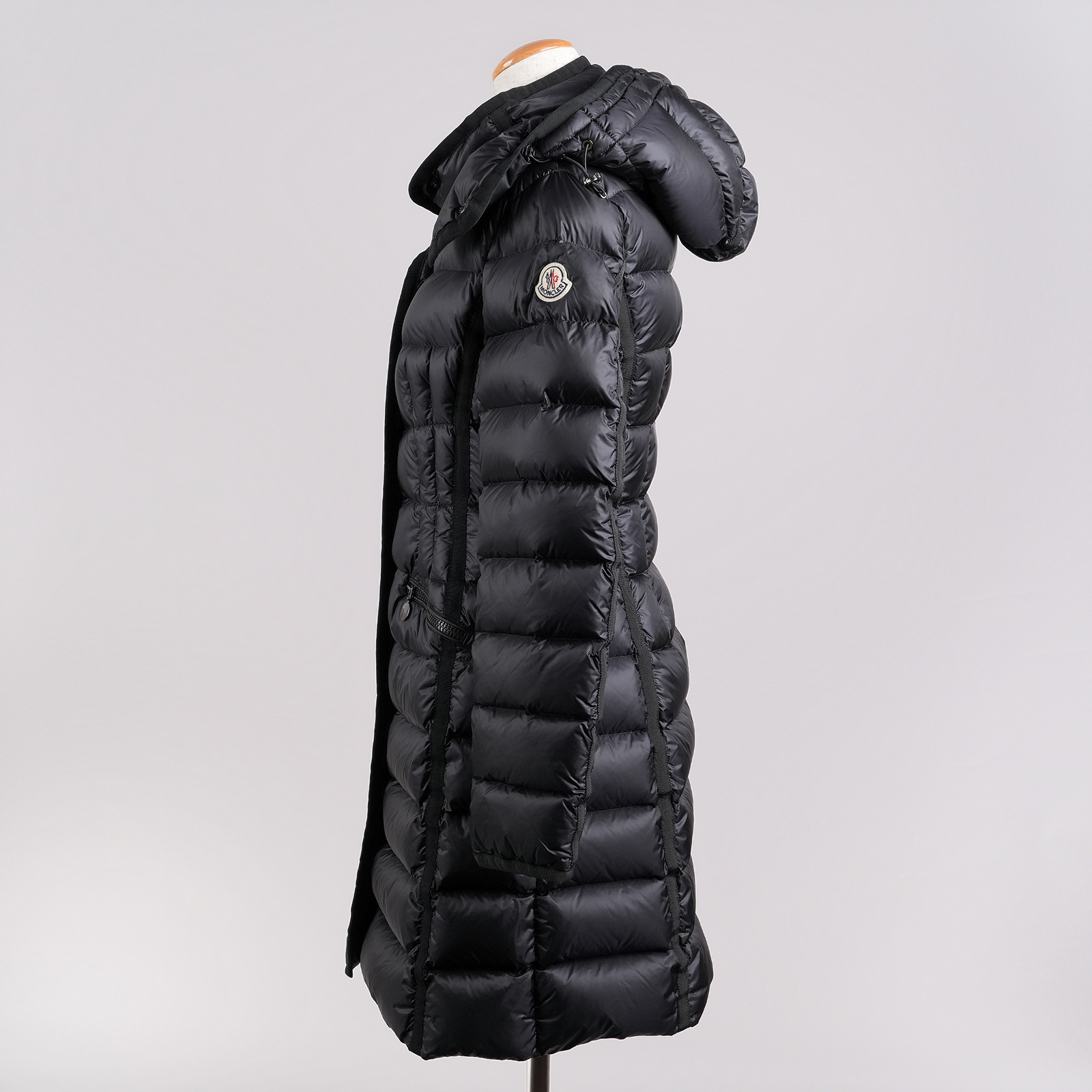 MONCLER HERMINE ダウンコート ブラック 商品写真7