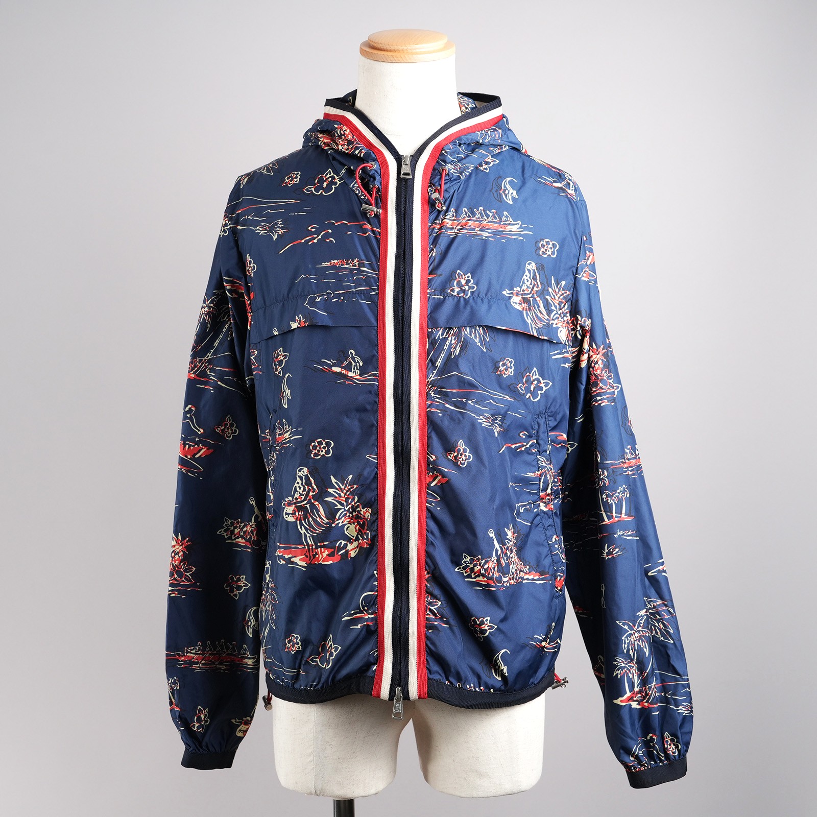 MONCLER ネイビー ナイロンジャケット モンクレ モンクレール サイズ2 MONCLER ナイロンジャケット サイズ2 ネイビー