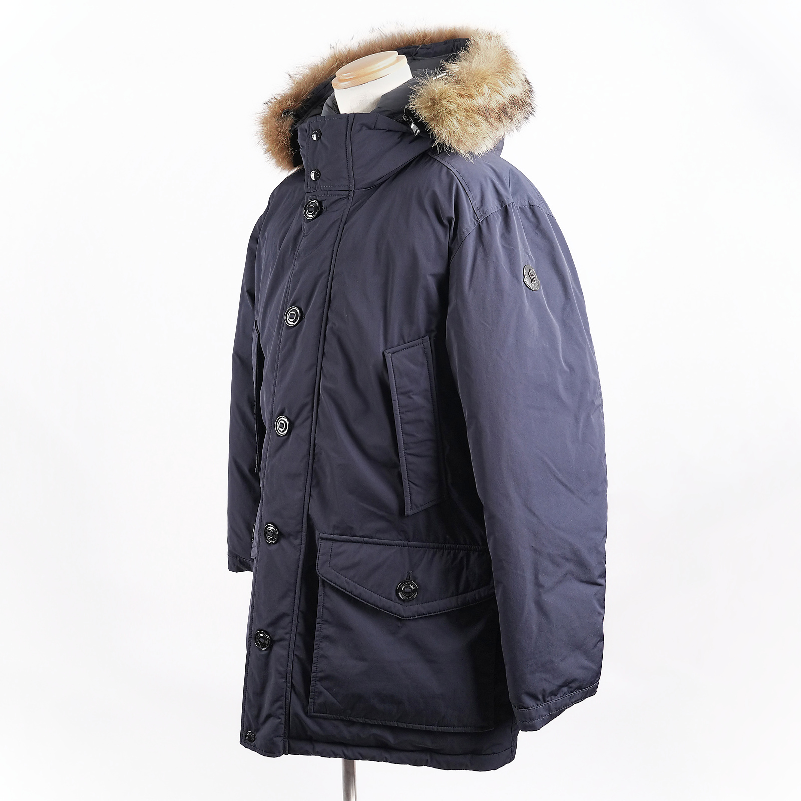 【レンタル２泊３日～】モンクレール RIVER ダウンジャケット サイズ3 ダークネイビー メンズ MONCLER
