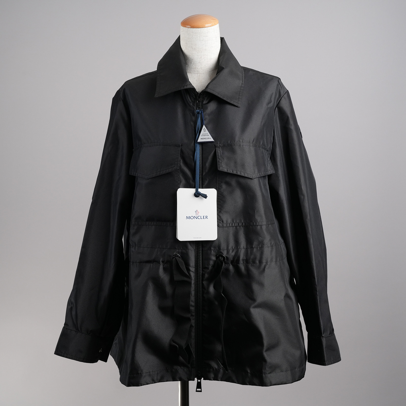モンクレール（MONCLER）DEIPILO フィールドジャケット ブラック レディース サイズ1 正面全体